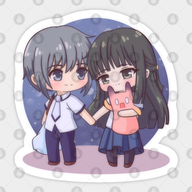 Yuki & Machi Sticker by Airumi